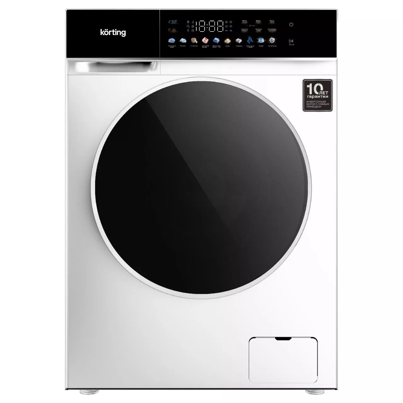 Отдельностоящая стиральная машина с сушкой Korting KWD 60DS12106 RU