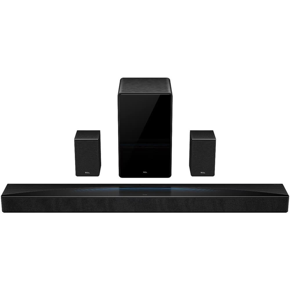 Саундбар TCL Q85H 7.1.4 760Вт+100Вт RU, черный