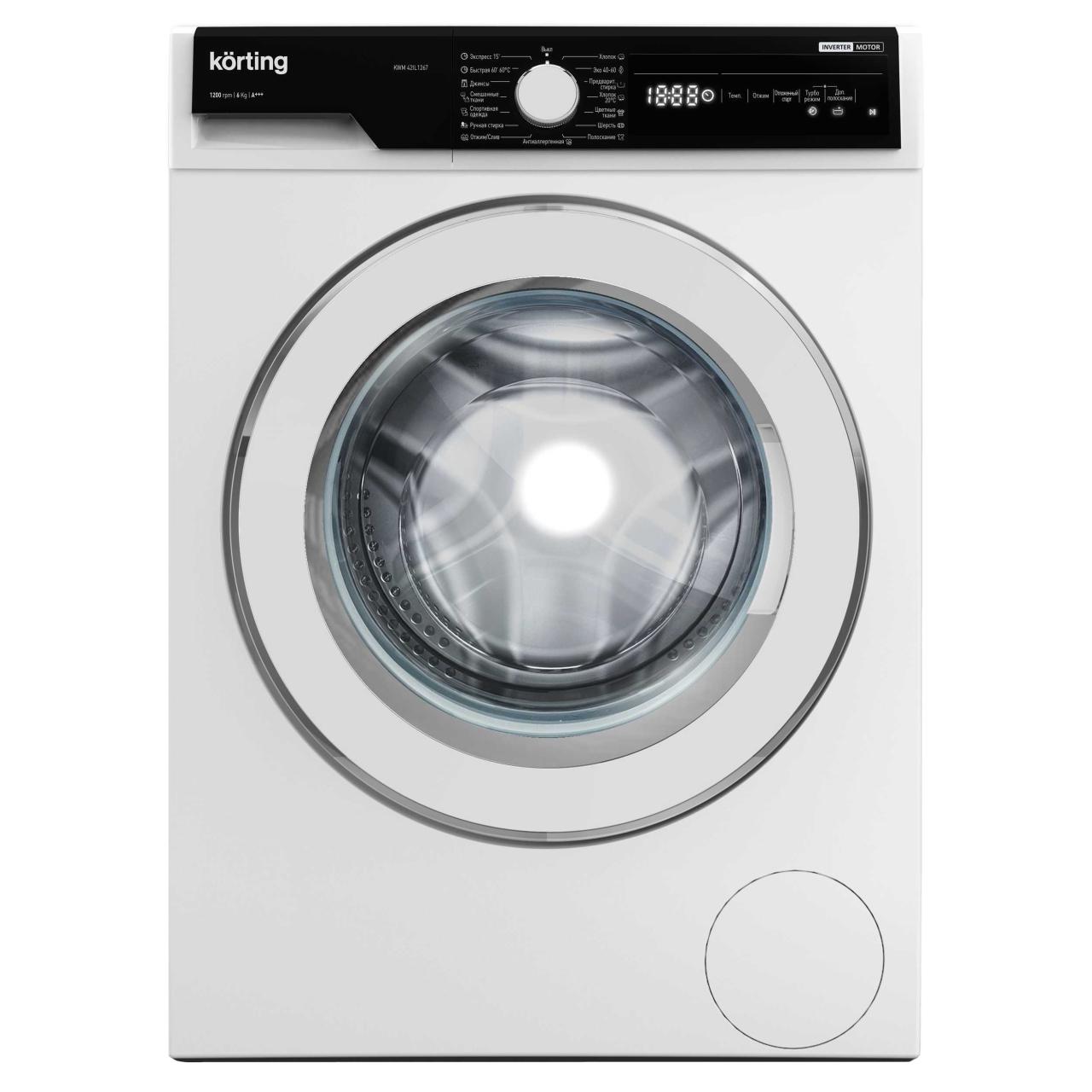 Узкая стиральная машина Korting KWM 42IL1267 RU